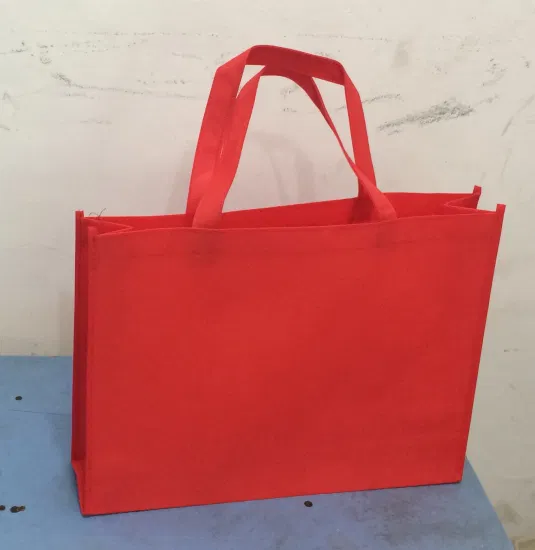 Bolso de compras no tejido de tela ecológico reutilizable con logotipo personalizado